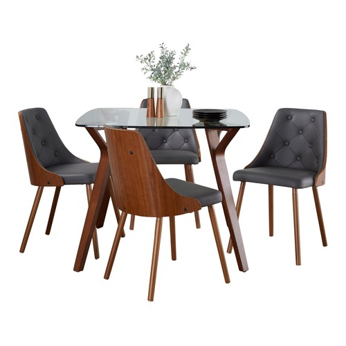 Folia Gianna Square Dining Set - 5 Piece